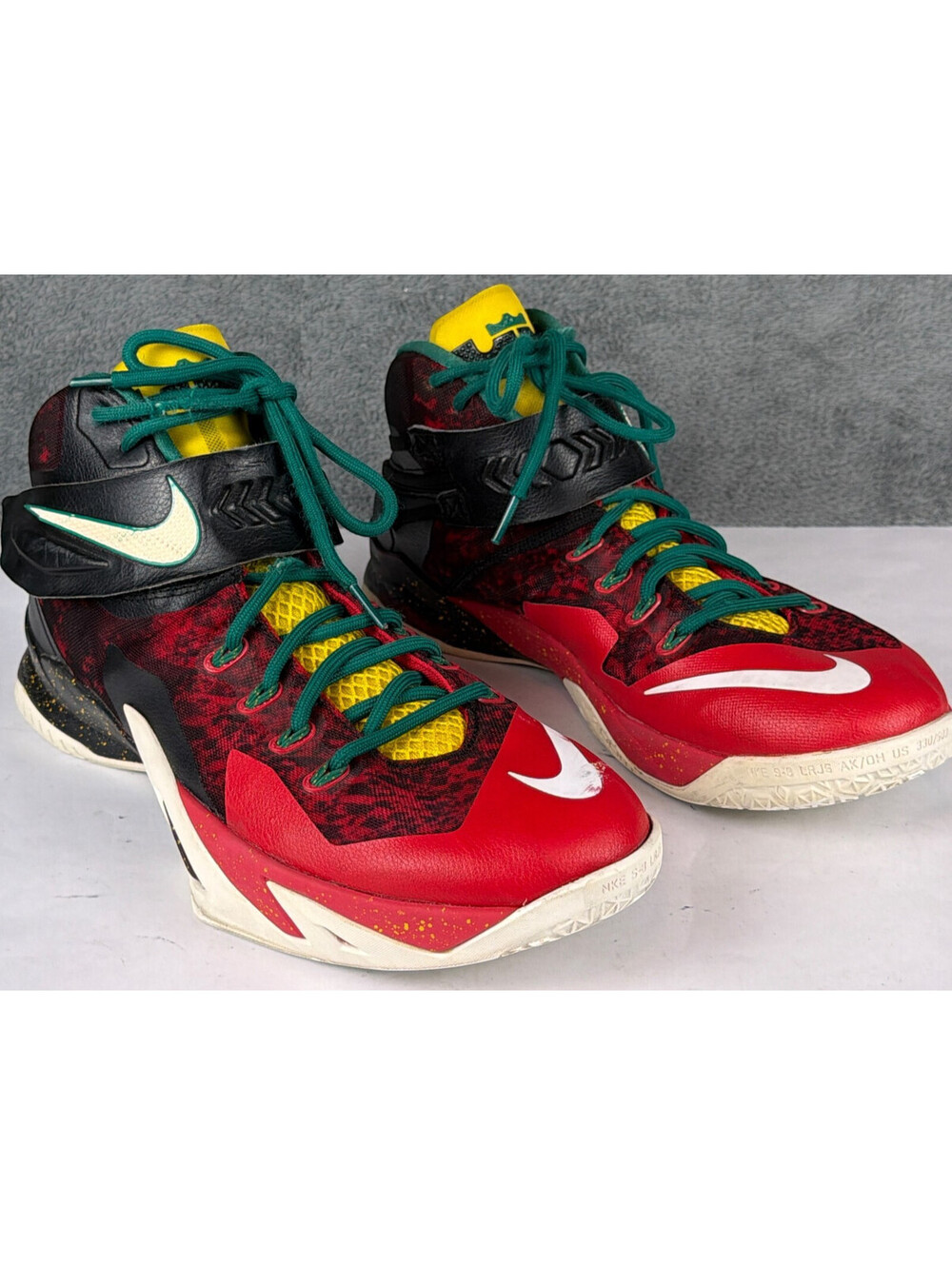 Nike LeBron Zoom Soldier VIII PRM Men's Basketball Shoes 688579-016 2014 Size 12